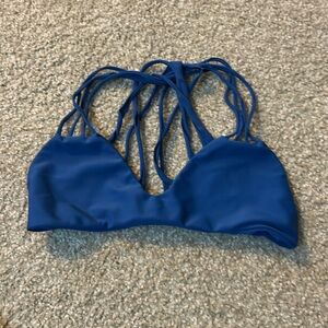 mikoh blue bikini top